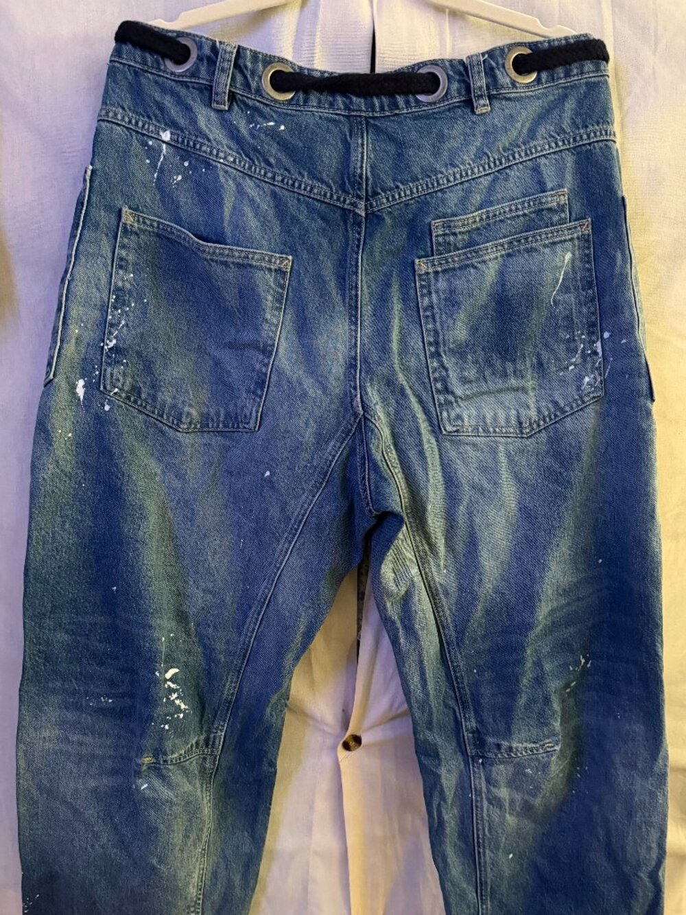 Free People We The Free Moxie Pull-On Barrel Jeans - Picture 5 of 9